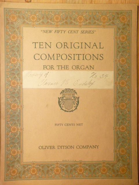 ALBUM: Ten Original Compositions (For the Organ)