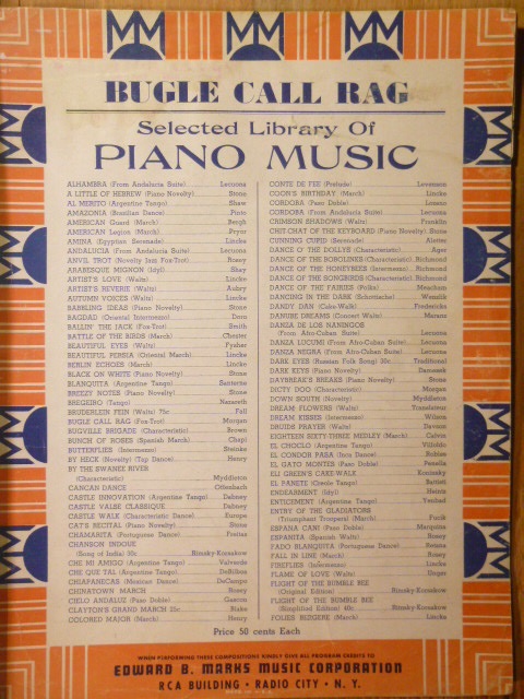 Bugle Call Rag