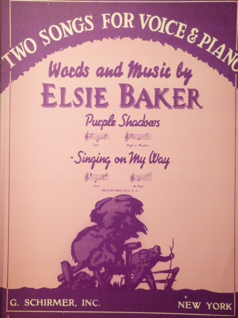 COLLECTION: Two Songs by Elsie Baker