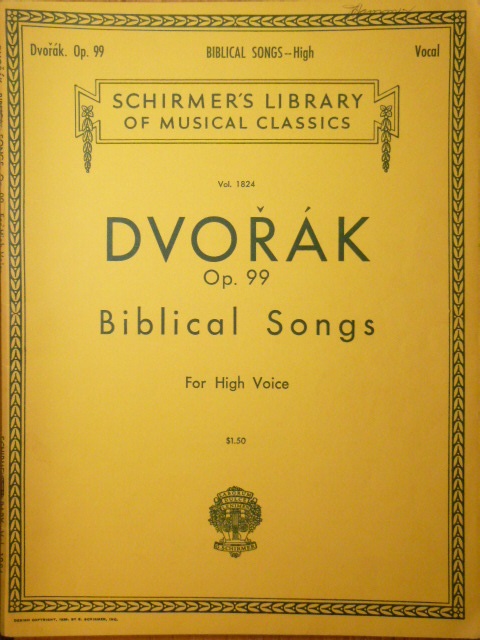 Biblical songs Op. 99