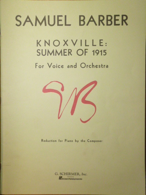 Knoxville: Summer of 1915