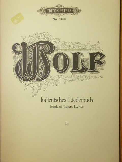 Book of Italian Lyrics Vol. 3