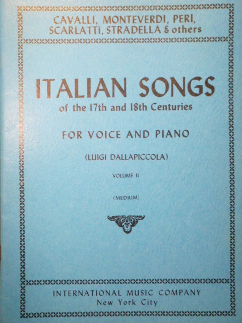 ALBUM: Italian Songs (17th and 18th Century) Vol. 2