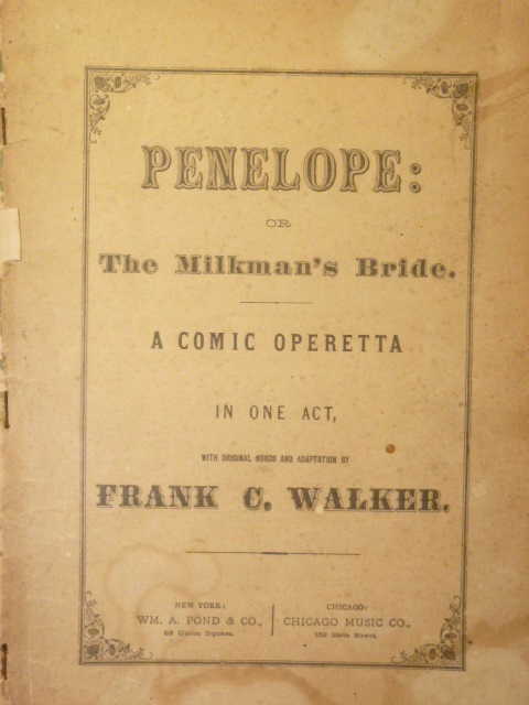 Penelope: or The Milkman's Bride