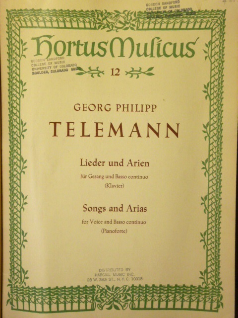 Songs and Arias