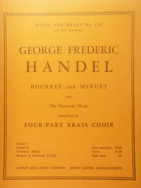 Bourree and Minuet from 