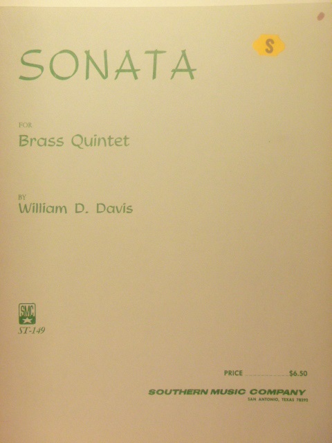Sonata for Brass Quintet