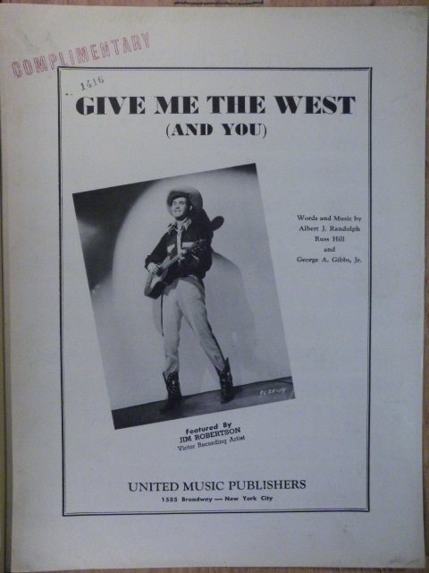 Give Me the West (and You)