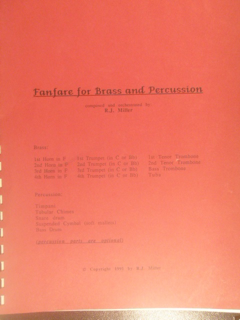 Fanfare for Brass and Percussion