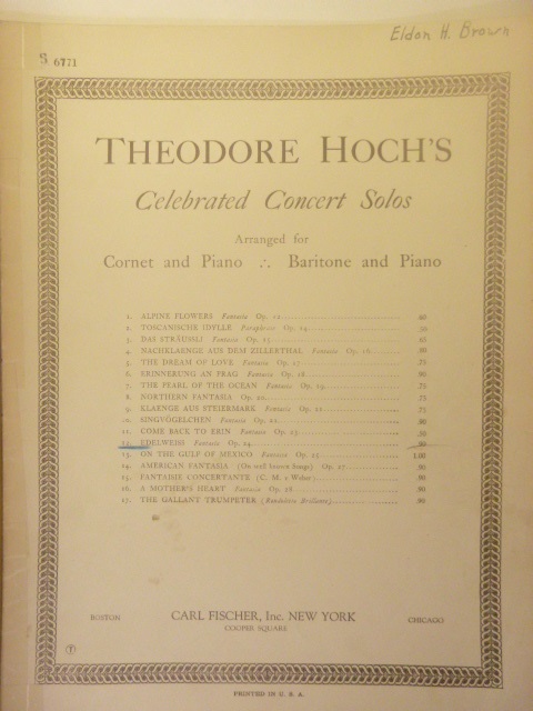 Edelweiss (Fantasie), Op. 24