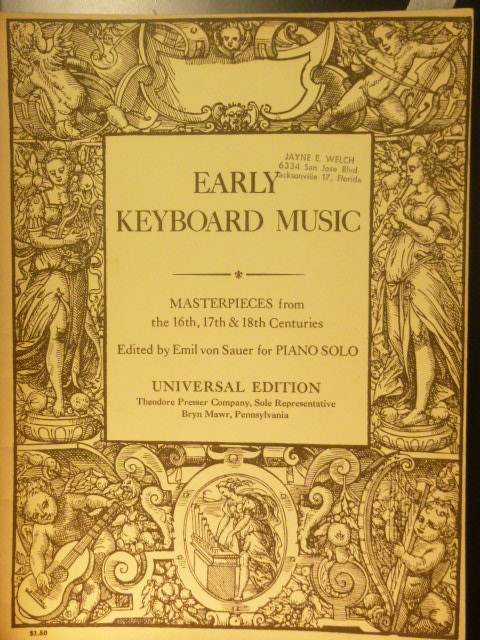 ALBUM: Early Keyboard Music