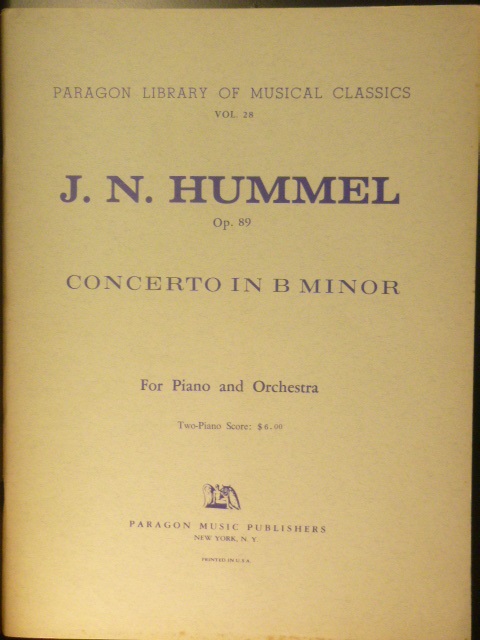 Concerto in B Minor Op. 89