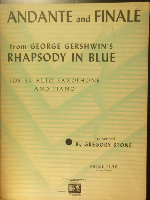 Andante and Finale [Rhapsody in Blue]