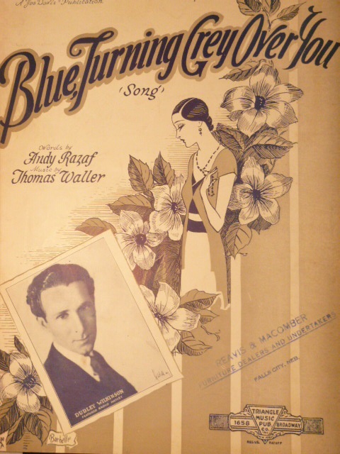 Blue Turning Grey Over You