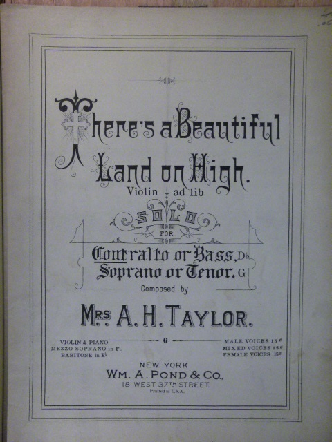 There's a Beautiful Land on High