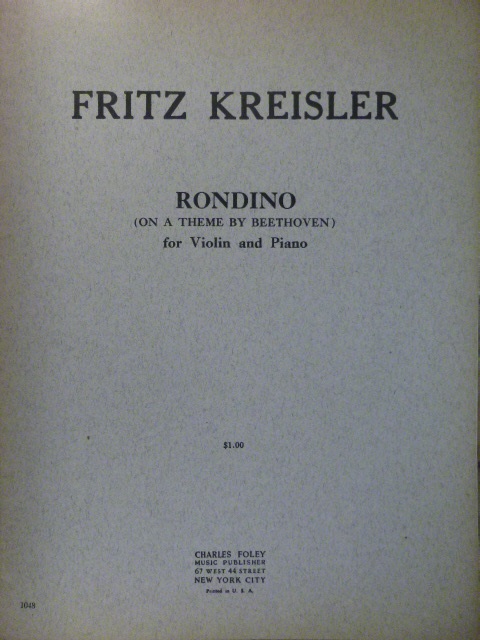Rondino (on a Theme by Beethoven)