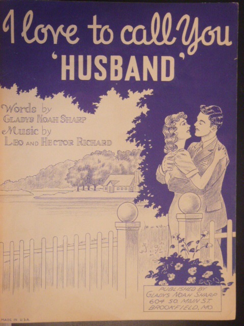 I Love To Call You Husband