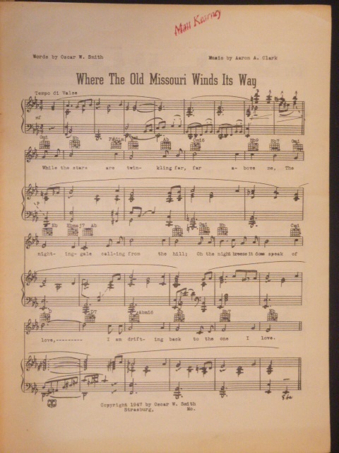 Where The Old Missouri winds Its Way