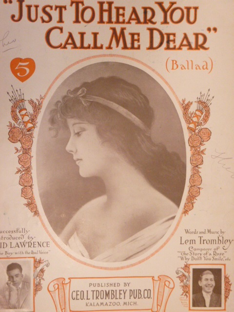 Just To Hear You Call Me Dear