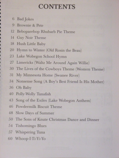 ALBUM: A Prairie Home Companion Songbook