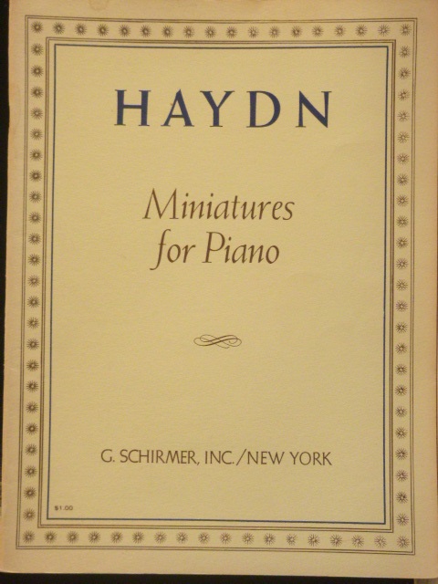 ALBUM: Miniatures for Piano
