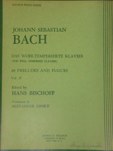 Well-Tempered Clavier Vol. 2