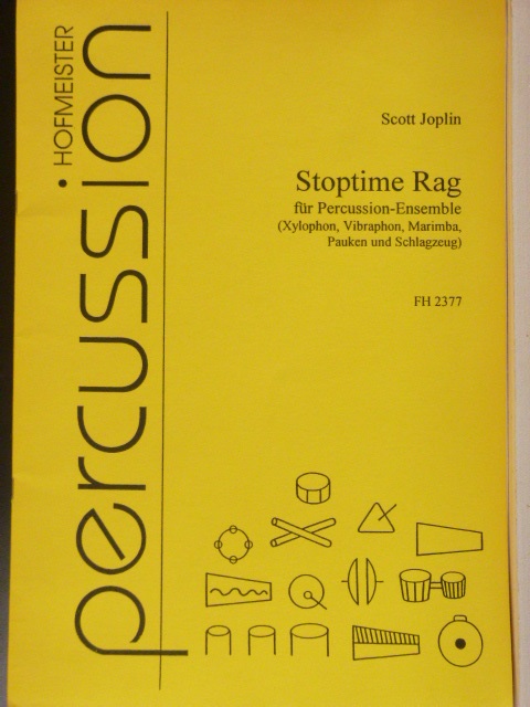 Stoptime Rag for Percussion Ensemble