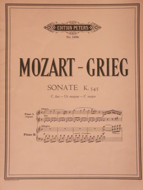 Sonate in C major for Two Pianos