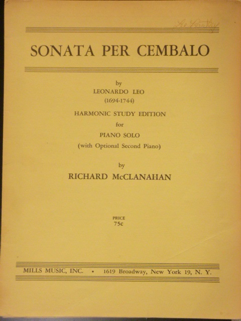 Sonata per Cembalo