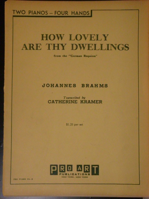 How Lovely Are Thy Dwellings