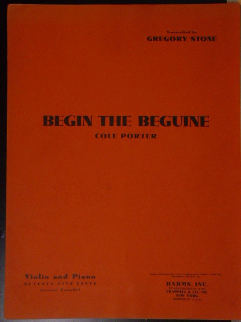 Begin the Beguine