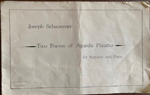 Two Poems of Agueda Pizarro