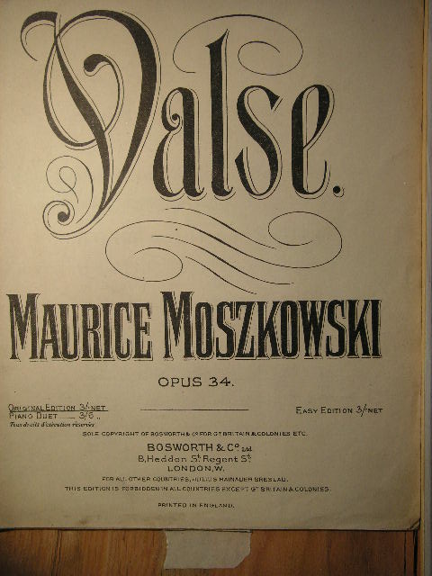 Valse, Opus 34