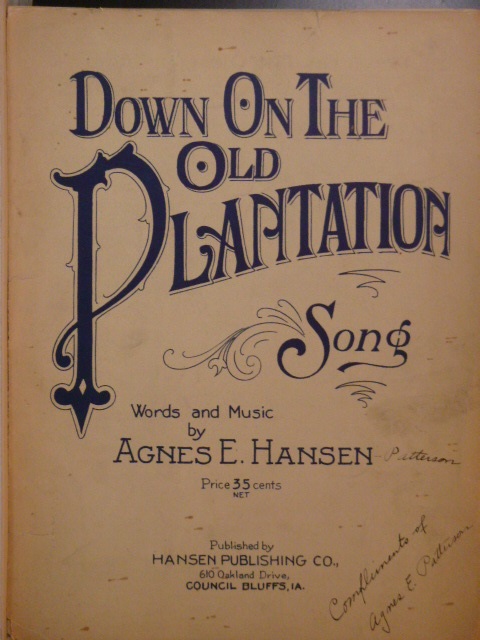 Down On the Old Plantation