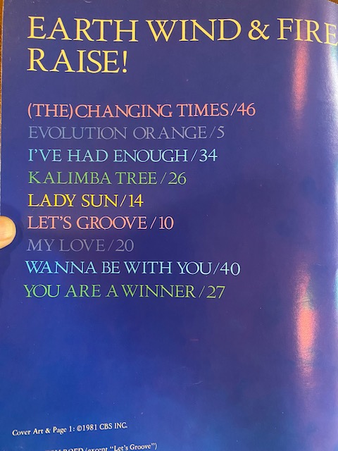 ALBUM: Earth Wind & Fire/Raise!