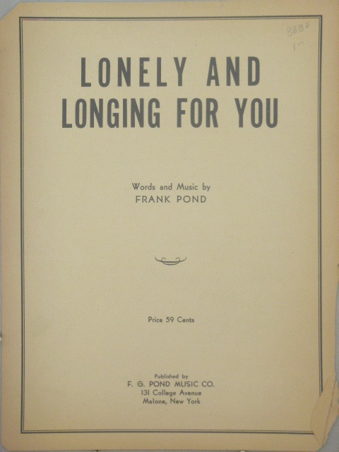 Lonely And Longing For You