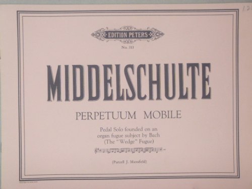 Perpetuum Mobile (Organ Pedal Solo)