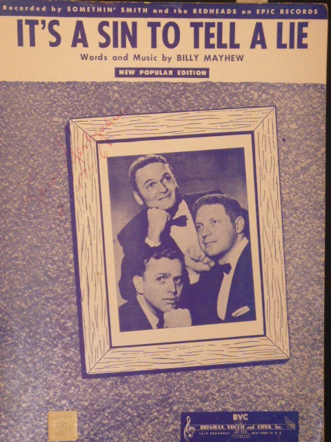 It's A Sin To Tell A Lie