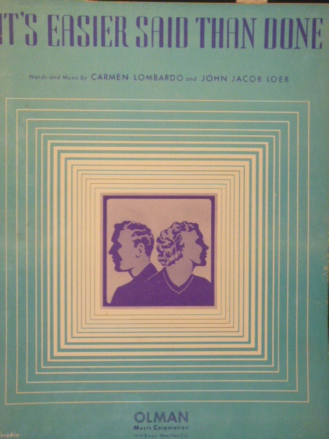 It's Easier Said Than Done