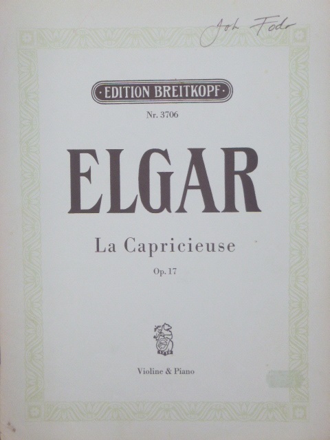 La Capricieuse, Opus 17