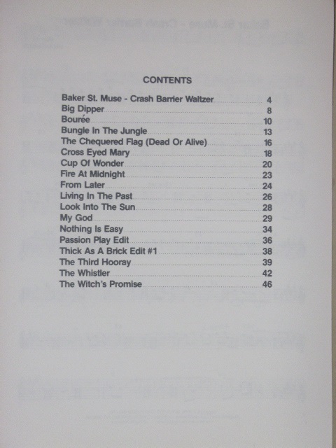 ALBUM: Flute Solos by Ian Anderson