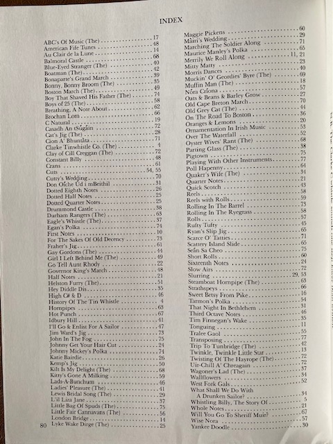 The Clarke Tin Whistle (A Handbook)