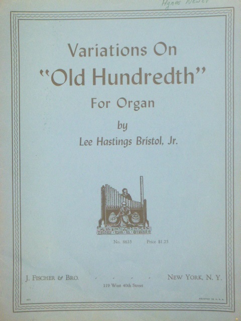 Variations on Old Hundredth for Organ
