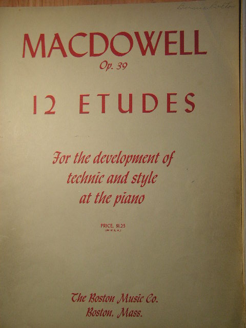 12 Etudes Op. 39