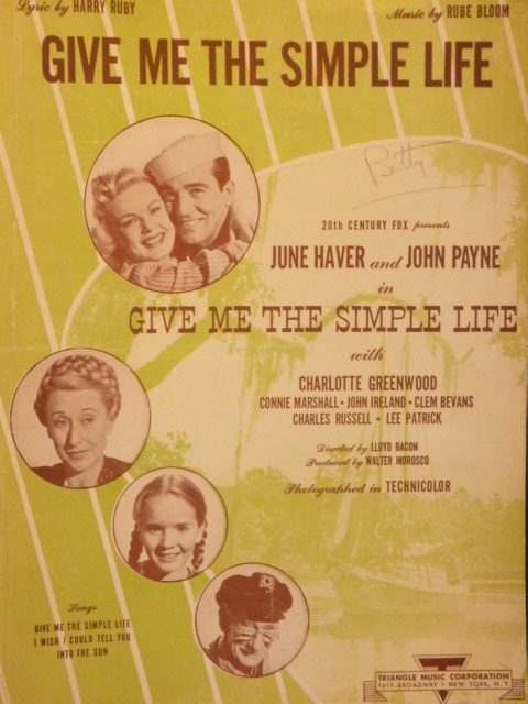 Give Me The Simple Life