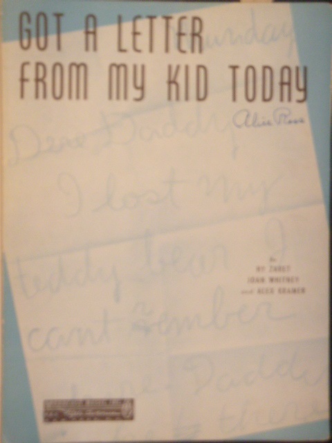 Got A Letter From My Kid Today