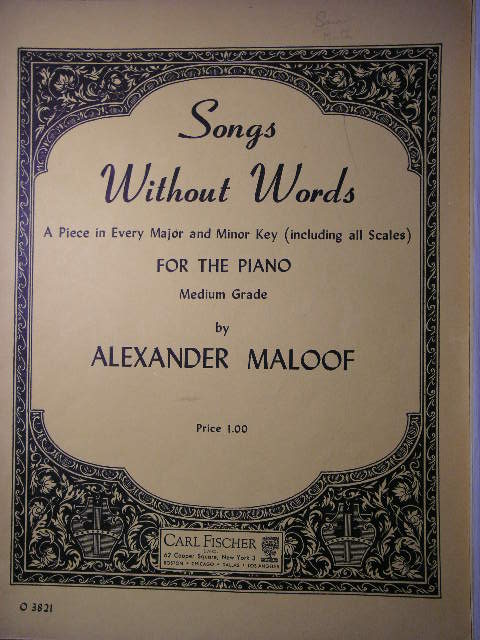 Songs Without Words