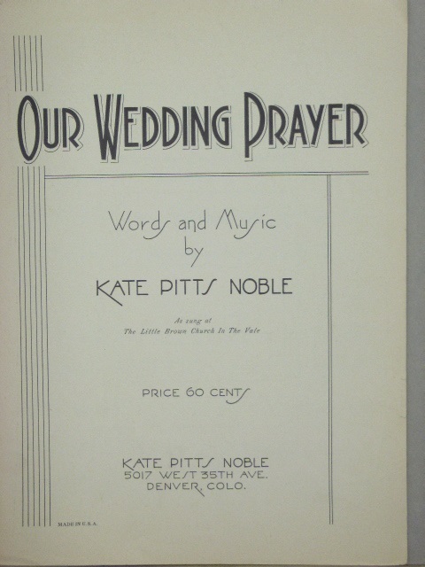 Our Wedding Prayer