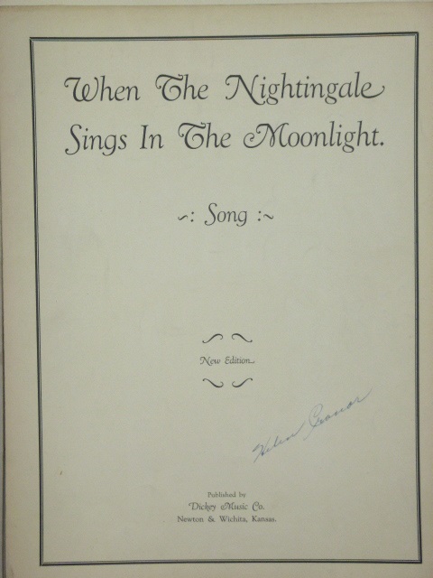 When The Nightingale Sings In The Moonlight