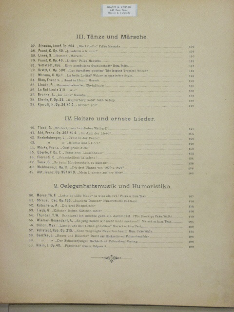 ALBUM: Musikalische Edelsteine [Musical Gems]